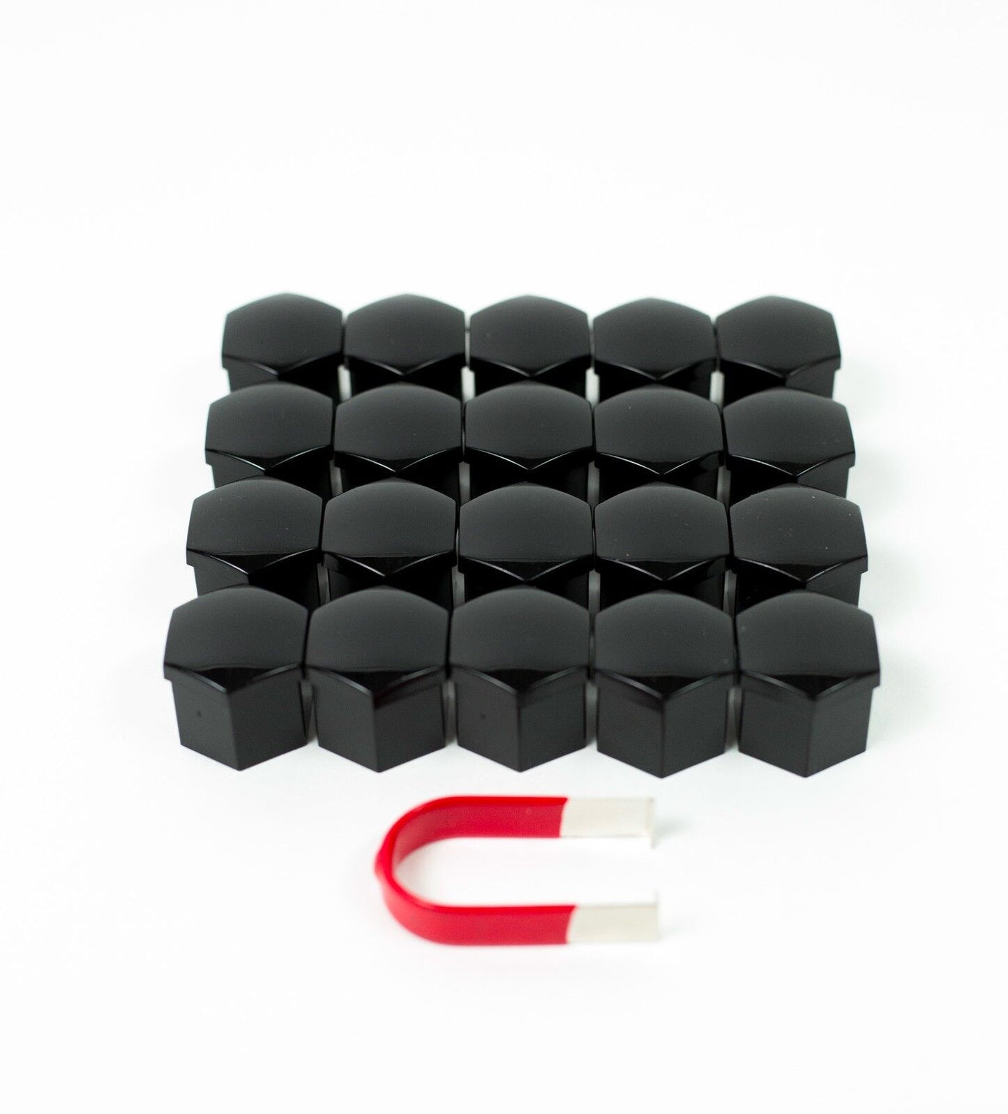 Accord Wheel Nut Covers / Lug Nut Covers - Glossy Black