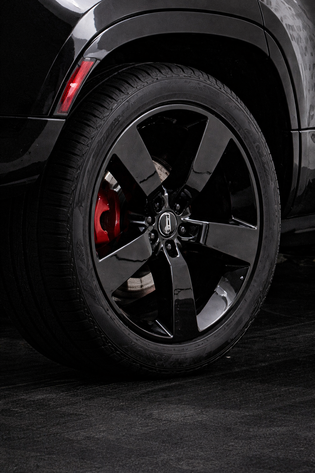 Lug Nut Covers for Defender 90 110 130 - 20 Glossy Black Wheel Nut Caps