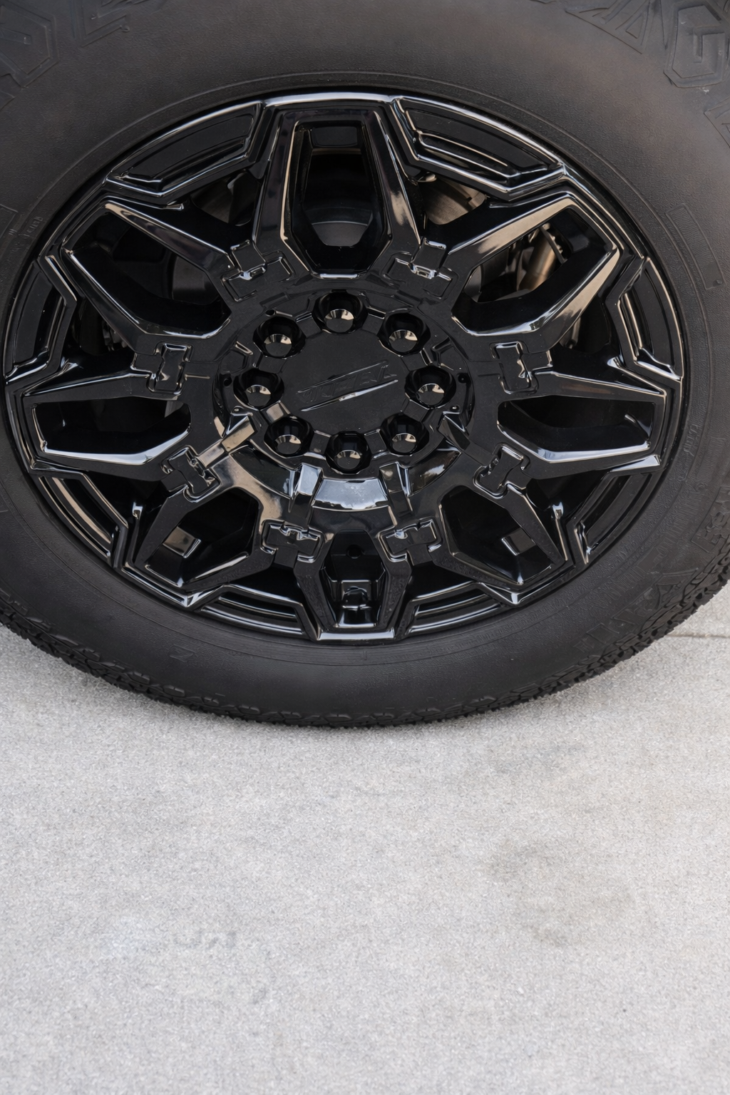 Lug Nut Covers for Hummer EV SUV and Pickup - 32 Glossy Black Wheel Nut Caps